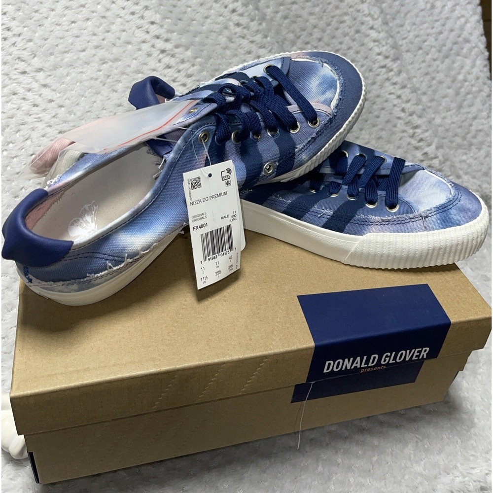 Size 9 1/2 - adidas‎ Donald Glover x Nizza Premium Noble Indigo  Tie Dyed